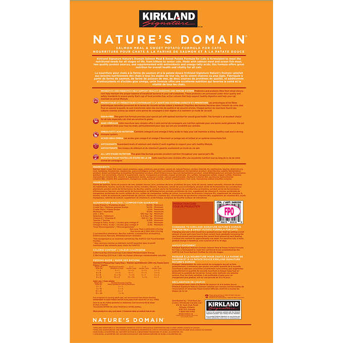 Nature s Domain Formula Cat Food 17.8 lb makstudio