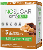 No Sugar Keto Bar Chocolate Peanut Butter Bars, 2-pack