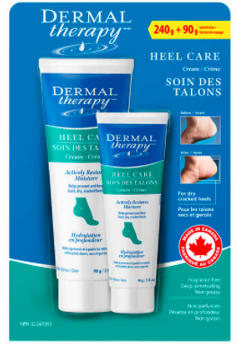 Dermal Therapy Heel Care 240 g + 90 g travel size