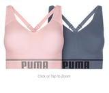 Puma Women’s Convertible Sports Bra, 2-pack