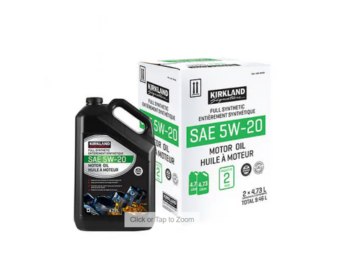 5W20 Full Synthetic Motor Oil, 2-pack