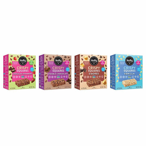 Healthy Crunch Rice Crispy Squares Collection, 8 × 132 g