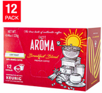 Caffe Aroma 100% Arabica Breakfast Blend Coffee, 144 Pods