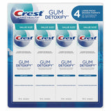 Crest Gum Detoxify Deep Clean Toothpaste, 4 x 110 mL