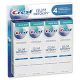 Crest Gum Detoxify Deep Clean Toothpaste, 4 x 110 mL