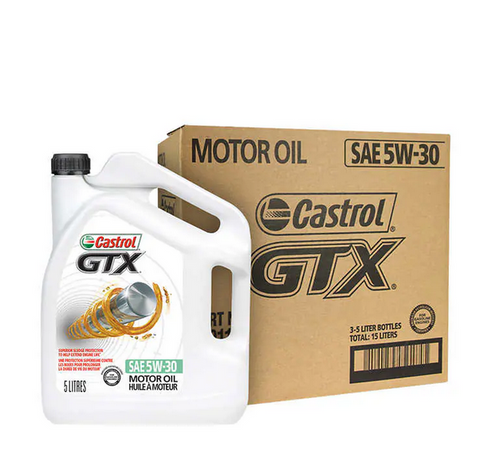 Castrol GTX 5W30 Motor Oil 3 x 5 L