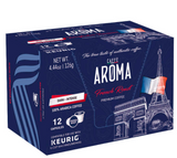 Caffe Aroma French Roast Coffee, 144 Pods