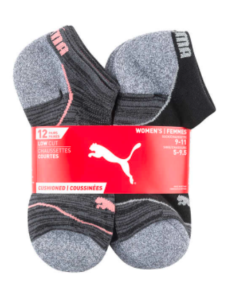 Puma Women's Athletic Sock, 12-pack – makstudio