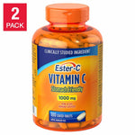 Ester-C 1000 mg Coated Tablets 2 x 180