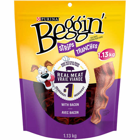 Purina Beggin’ Strips with Bacon Dog Snacks