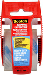 Scotch Packing Tape Heavy Duty Shipping Tape, 1.88" x 20m with Hand-held Dispensers