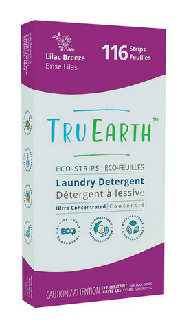 Tru Earth Eco-Strips Lilac Breeze Laundry Detergent, 116 Wash Loads