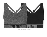 Puma Women’s Convertible Sports Bra, 2-pack