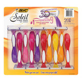 BIC Soleil Women's Disposable Razors, 20-count