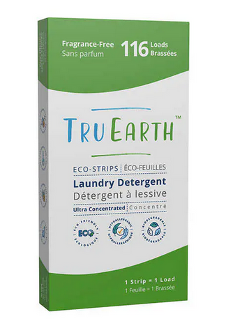 Tru Earth Eco-Strips Unscented Laundry Detergent, 116 Wash Loads